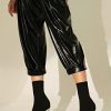 Women's Knit Sock Ankle Boots Pointed Toe Clear Mid Heel Slip-on Stretch Booties Shoes