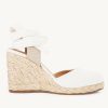 Womens Lace up Espadrilles Closed Toe Wedges Sandals Strappy Slingback Platform Heels
