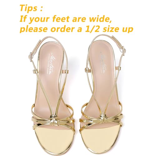 Heels For Women Sexy Strappy Heels Comfortable Ankle Strap Heel Open Toe Stiletto High Heeled Sandals For Party,Night Out,Daily