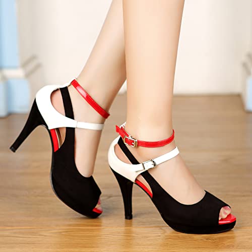 Women's High Heels Shoes Ankle Straps Dress Heeled Sandals