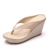 Women Beach Sandals Platform Wedges Sandals High Heels Wedges Slippers Flip Flops White Flip Flops Plus Size