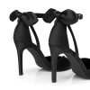 Heels for Women Closed Pointed Toe Heels Women's Pumps Stiletto High Shoes with Bow Knot Comfortable Ankle Strap Office Party