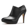 Women's Platform Booties Stiletto Ankle Boots High Heel Booties Winter Dress Shoes