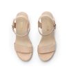 Women's Platform Wedges Sandals, Comfortable Open Toe Espadrilles Sandals Dressy Buckle Ankle Strap Summer Shoes