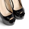 Open Peep Toe Platform High Stiletto Heels Slingback Sandals