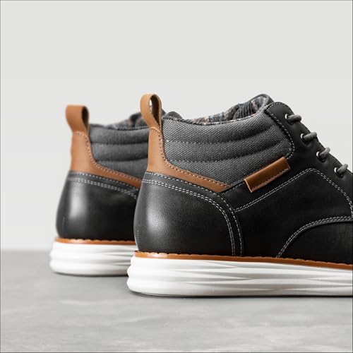 Men's Mid Top Chukka Sneaker Lace Up Dress Boot