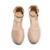 Women's Espadrilles Closed Toe Ankle Strap Dressy Platform Wedge Sandals