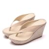 Women Beach Sandals Platform Wedges Sandals High Heels Wedges Slippers Flip Flops White Flip Flops Plus Size