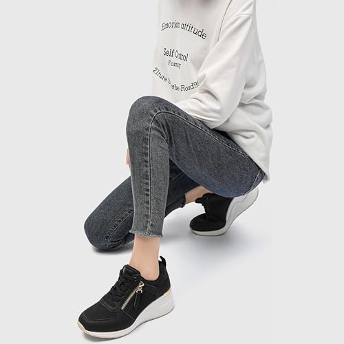 High Heel Wedge Sneakers for Women