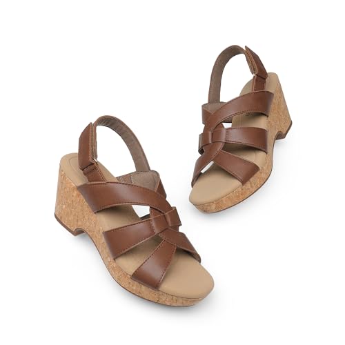 Women's Wedge Sandals Comfortable Open Toe Platform Casual Dressy Cork Summer Dress Shoes