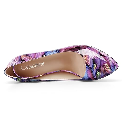 Womens High Heels Platform Pumps Slip-on Stilettos 12CM Heel Office Dress Shoes