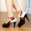Women's High Heels Shoes Ankle Straps Dress Heeled Sandals