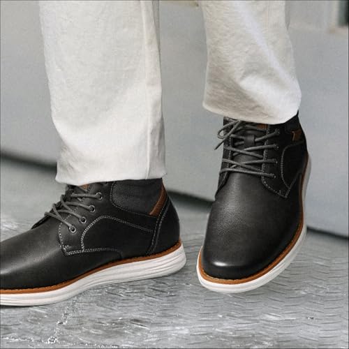 Men's Mid Top Chukka Sneaker Lace Up Dress Boot