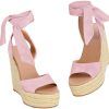 Womens Lace up Espadrilles Platform Wedges Sandals Heels Tie Ankle Strap Summer Dress Shoes