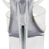 Women Clear High Heel Platform Wedge Pump Sandals