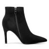 Women's Ankle Boots Middle Heel Pointed Toe Stiletto Boots