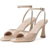 High Heels for Women Pointed Open Toe Strappy Chunky Block Heels Ankle Strap Stiletto Kitten Heeled Sandals Wedding Bridal Party