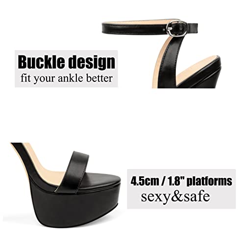 Women's Platform Heels Sky High Heel Sandals Party Bridal Evening Shoes