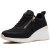 High Heel Wedge Sneakers for Women