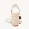 Womens Lace up Espadrilles Closed Toe Wedges Sandals Strappy Slingback Platform Heels