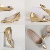 Women's Wedges Heels for Women Pumps Comfortable Closed Toe Dressy Shoes Women Pumps Wedge Shoes for Wedding Work Office Party 2