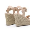 Women's Platform Wedges Sandals, Comfortable Open Toe Espadrilles Sandals Dressy Buckle Ankle Strap Summer Shoes