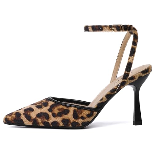 Heels for Women Stiletto Closed Pointed Toe Backless Dress Shoes High Heels Sexy Kitten Pumps Wedding Guest Party Dance Prom