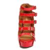 Unisex Men's Women's Sandals Platform Parallel Straps Stiletto High Heels Zip Boots