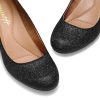 Women's Pumps Low Chunky Block Heel Round Toe Comfortable Dress Shoes