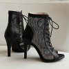 Women Classic Gladiator Sandals Summer Booties Breathable Mesh Sandals