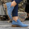 Ankle Booties for Women,Women's Casual Dress Low Heeled Booties. V Cut Fashion Thick Heel Design Shoes