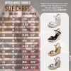 Women's Espadrille Wedge Sandals: Ankle Strap Platform Open Toe Wedges - Stylish High Heel Dressy Summer Wedges for Women,