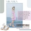 Women's Espadrille Wedge Sandals: Ankle Strap Platform Open Toe Wedges - Stylish High Heel Dressy Summer Wedges for Women,