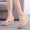 Women Beach Sandals Platform Wedges Sandals High Heels Wedges Slippers Flip Flops White Flip Flops Plus Size